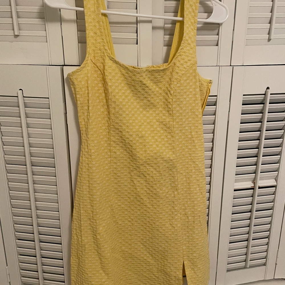 Yellow Sleeveless Dress